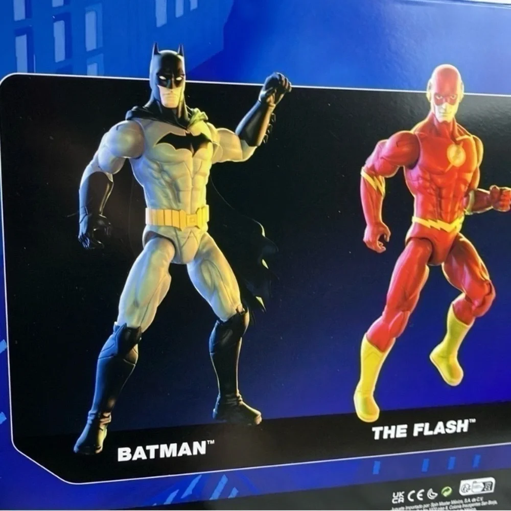 DC Batman & Flash vs Gorilla Grodd & King Shark -4Pack, 12''Action Figures 2021